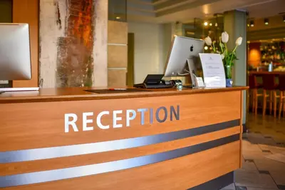 Lobby/Rezeption in der Unterkunft STADT HOTEL Iserlohn
