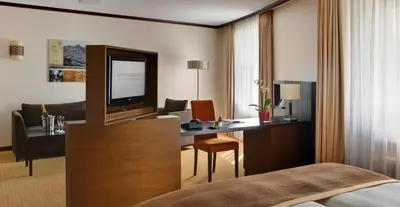 Ein Bett oder Betten in einem Zimmer der Unterkunft Steigenberger Dortmund