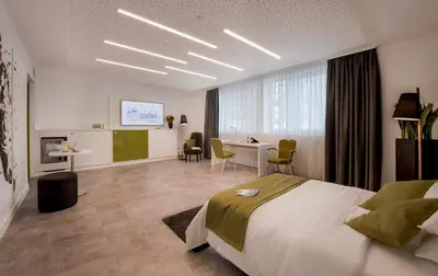 Ein Bett oder Betten in einem Zimmer der Unterkunft Tulip Inn Hotel Düsseldorf Arena - 2 Minuten Fußweg zur Messe