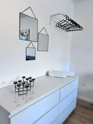 Grundriss der Unterkunft Moderne, helle Wohnung mit Terasse 15min bis OB Centro, Klimaanlage