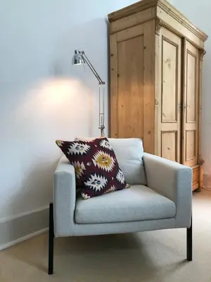 Ein Sitzbereich in der Unterkunft Das Ministerhaus - 1-2 Zimmer in historischer Villa