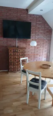 TV/Unterhaltungsangebot in der Unterkunft Nette, geräumige Ferienwohnung