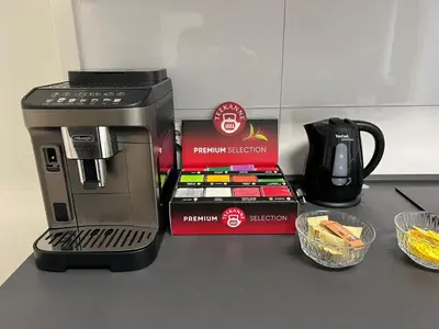 Kaffee-/Teezubehör in der Unterkunft Premium Apartment Bochum near Düsseldorf Airport