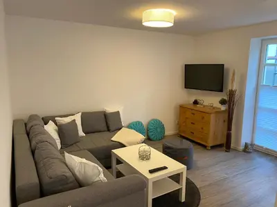 TV/Unterhaltungsangebot in der Unterkunft Ferienwohnung Wülfrath