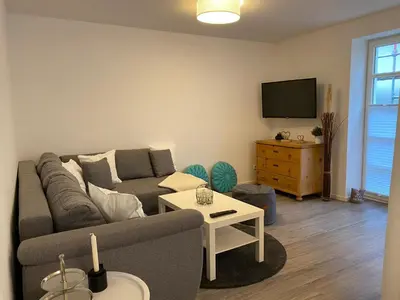TV/Unterhaltungsangebot in der Unterkunft Ferienwohnung Wülfrath