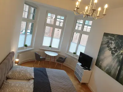 TV/Unterhaltungsangebot in der Unterkunft Apartment Villa Kronenberg