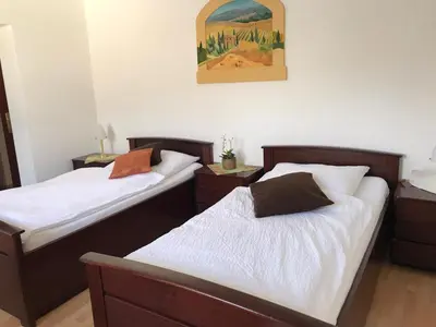 Ein Bett oder Betten in einem Zimmer der Unterkunft Hotel Kranefoer