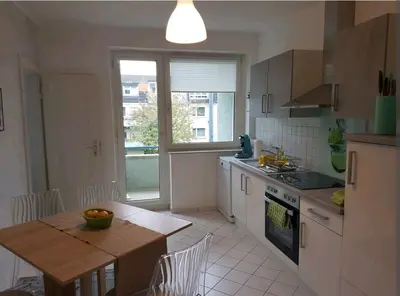 Küche/Küchenzeile in der Unterkunft Nette,kleine Wohnung in gute Lage