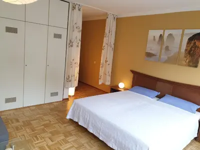 Ein Bett oder Betten in einem Zimmer der Unterkunft Renoviertes Wohlfühlapartment
