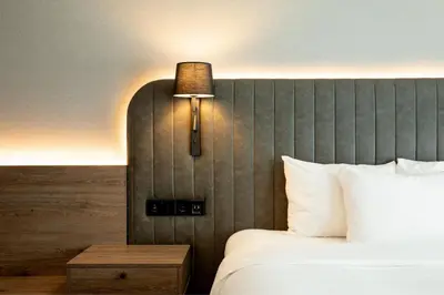 Ein Bett oder Betten in einem Zimmer der Unterkunft Residence Inn by Marriott Essen City