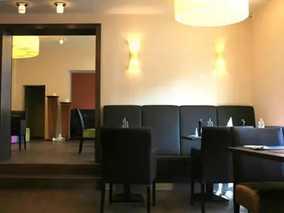 Ein Sitzbereich in der Unterkunft Thiesmann´s Hotel & Restaurant