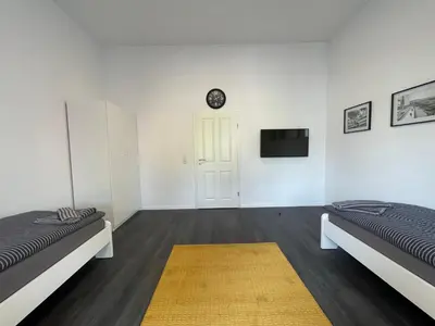 TV/Unterhaltungsangebot in der Unterkunft Herne Zentral Apartment