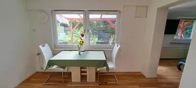 Grundriss der Unterkunft Bungalow an der Tanne mit überdachter Terrasse