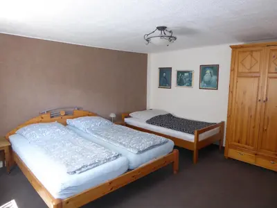 Ein Bett oder Betten in einem Zimmer der Unterkunft Ferienwohnung Bochum-Eppendorf