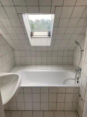 Ein Badezimmer in der Unterkunft NO SMOKE Ferienwohnung Hagen