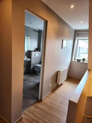 Ein Bett oder Betten in einem Zimmer der Unterkunft Stadt Apartments Solingen