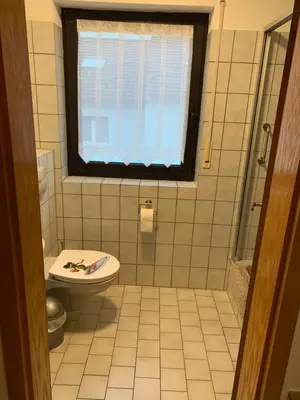 Ein Badezimmer in der Unterkunft VormHolte2