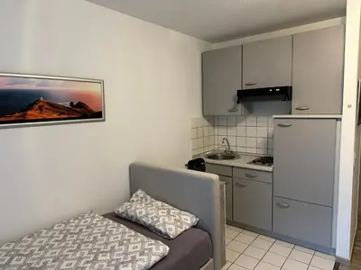 Küche/Küchenzeile in der Unterkunft Appartement House Dortmund 