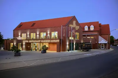 Das Gebäude in dem sich das Hotel befindet
