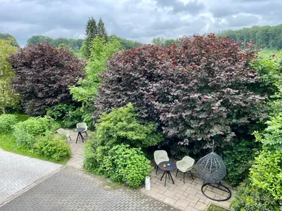 Ein Garten an der Unterkunft Ferienwohnung Annika
