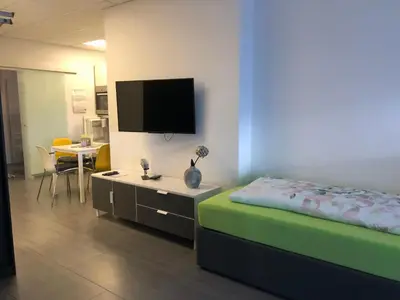 TV/Unterhaltungsangebot in der Unterkunft Ferienwohnungen Margot