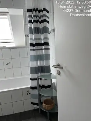 Ein Badezimmer in der Unterkunft Wohnung im 2 Familienhaus