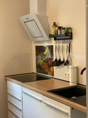Küche/Küchenzeile in der Unterkunft Ferienwohnung Casa Kehl