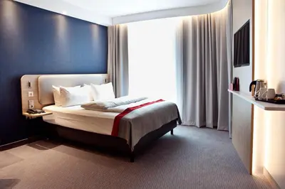 Ein Bett oder Betten in einem Zimmer der Unterkunft Holiday Inn Express - Recklinghausen