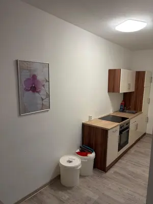 Küche/Küchenzeile in der Unterkunft Boarding House Hagen