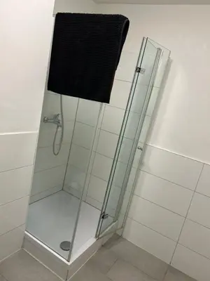 Ein Badezimmer in der Unterkunft Boarding House Hagen