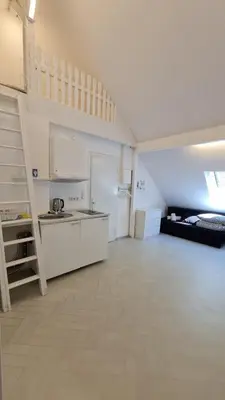 Küche/Küchenzeile in der Unterkunft ELENA flat NELKE Oberhausen Zentrum CentrO Westfield