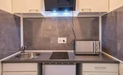 Küche/Küchenzeile in der Unterkunft RüSuite III - Gemütliches Apartment in Essen