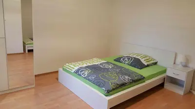 Ein Bett oder Betten in einem Zimmer der Unterkunft holiday apartment essen 3