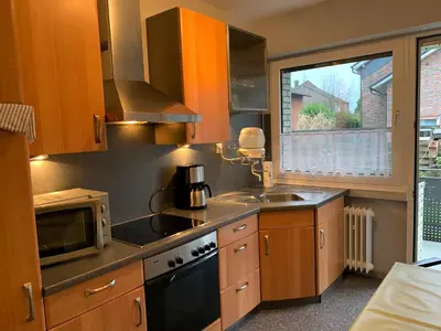 Küche/Küchenzeile in der Unterkunft Dorsten-Ferienwohnung, Hermannstraße