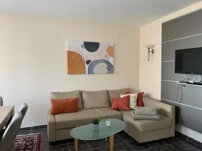 Ein Sitzbereich in der Unterkunft Dorsten-Ferienwohnung, Hermannstraße