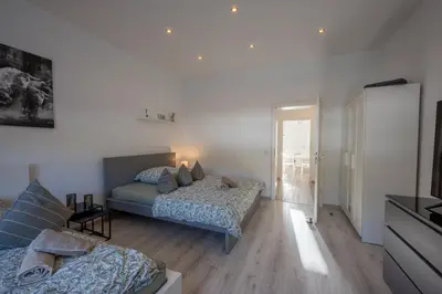 Ein Sitzbereich in der Unterkunft HagenStay Eilpe 2
