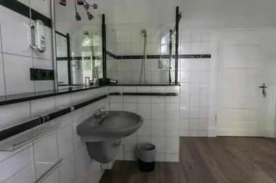 Ein Badezimmer in der Unterkunft P8 Ferienwohnung