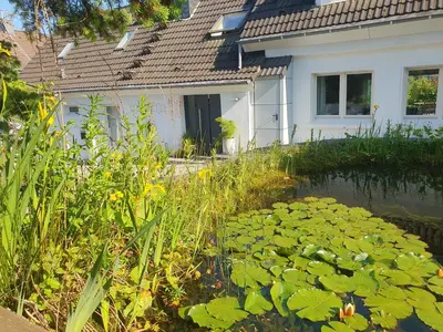 Ein Garten an der Unterkunft ZwischenRaum