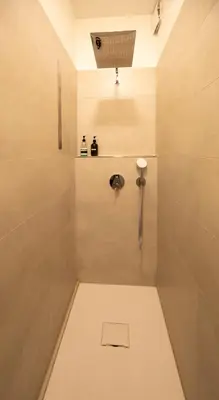 Ein Badezimmer in der Unterkunft JayBnB - Gemütliches Apartment direkt am Hafen von Dortmund