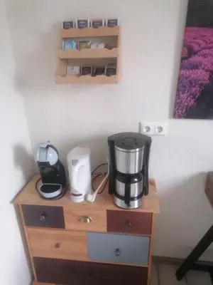 Küche/Küchenzeile in der Unterkunft Haus Lupo am Kanal