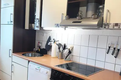 Küche/Küchenzeile in der Unterkunft 3 room holiday flat