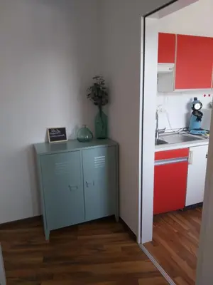 Küche/Küchenzeile in der Unterkunft Well located flat with balcony