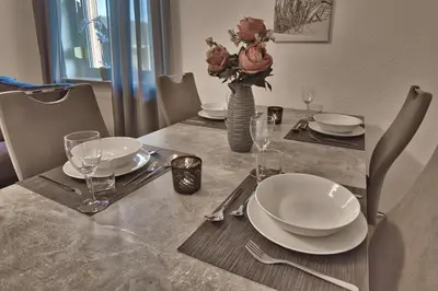 Grundriss der Unterkunft Maisonette privater Zugang Waschmaschine Parkplatz