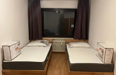Ein Bett oder Betten in einem Zimmer der Unterkunft Zimmer für Monteure, Handwerker oder Reisende