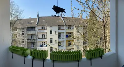 Das Gebäude in dem sich die Ferienwohnung befindet