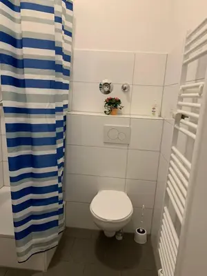 Ein Badezimmer in der Unterkunft Alles was man braucht, 1-Zimmer Wohnung