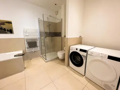 Ein Badezimmer in der Unterkunft Centerapartments Premium DeLuxe