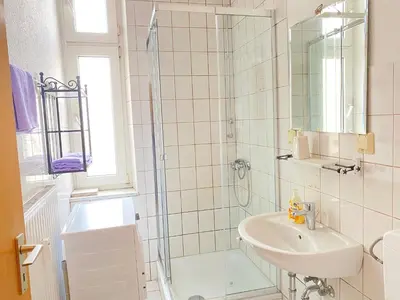 Ein Badezimmer in der Unterkunft Schöne Wohnung zwischen Uni Duisburg und Hbf