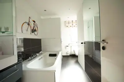 Ein Badezimmer in der Unterkunft Haus Gerbens