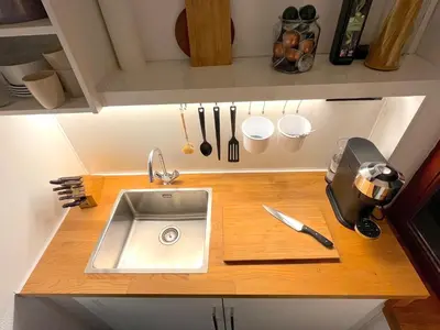 Küche/Küchenzeile in der Unterkunft Apartment in Gelsenkirchen